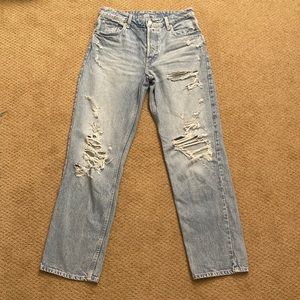 Womens High Rise 90’s Boyfriend Jeans